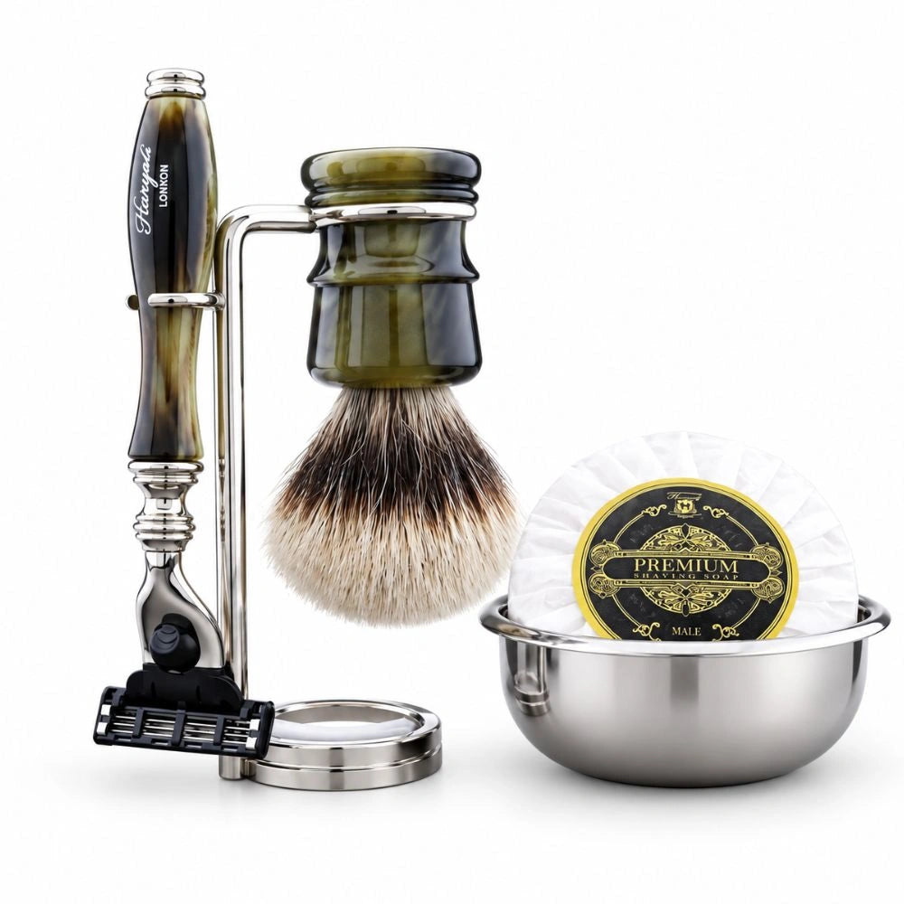 Haryali's Lincoln Range Scheerkwast van Silvertip Dassehaar