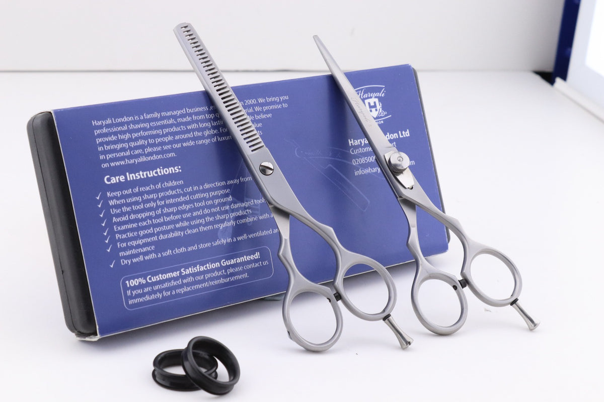 Premium 6" Haarknip- en Uitdunschaar Set Kappersscharen