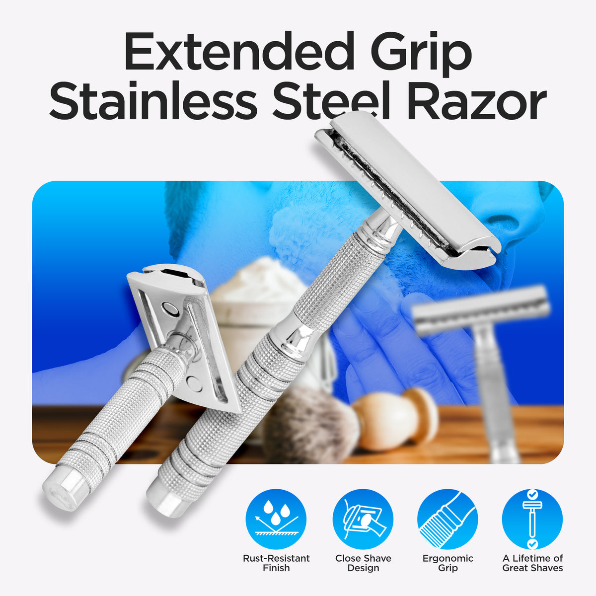 Travel Double Edge Safety Razor - HARYALI LONDON