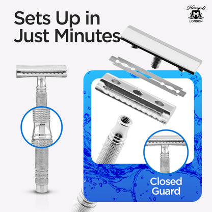 Travel Double Edge Safety Razor - HARYALI LONDON