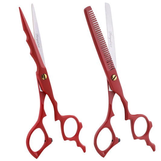 Matrood 6,5 Inch Kappersschaar & Uitdunschaar Set