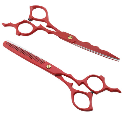 Matrood 6,5 Inch Kappersschaar & Uitdunschaar Set