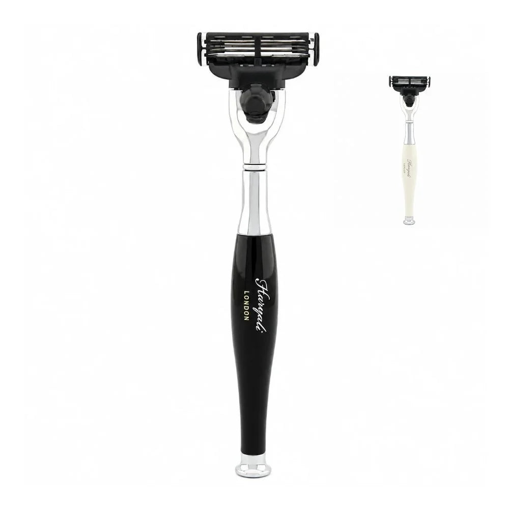 Tandoori 3-Blade Razor for Men & Women in Black & Ivory