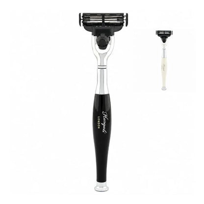Tandoori 3-Blade Razor for Men & Women in Black & Ivory