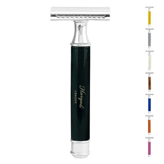 Multi-Color Round Pencil Double Edge Safety Razor - Haryali - London