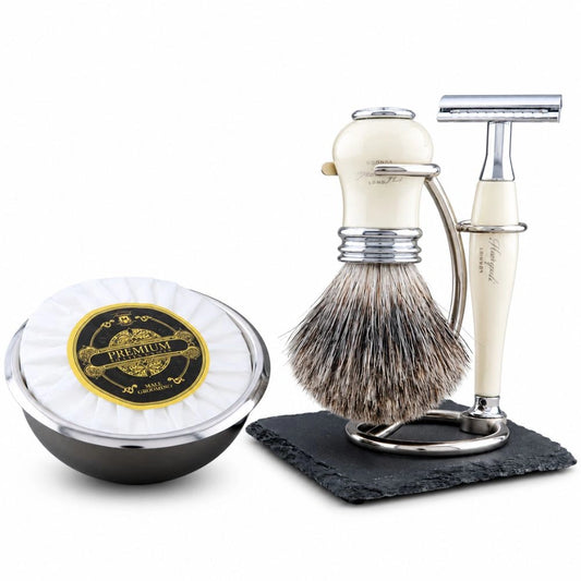 Haryali's Lille Assortiment Super Badger Scheerset