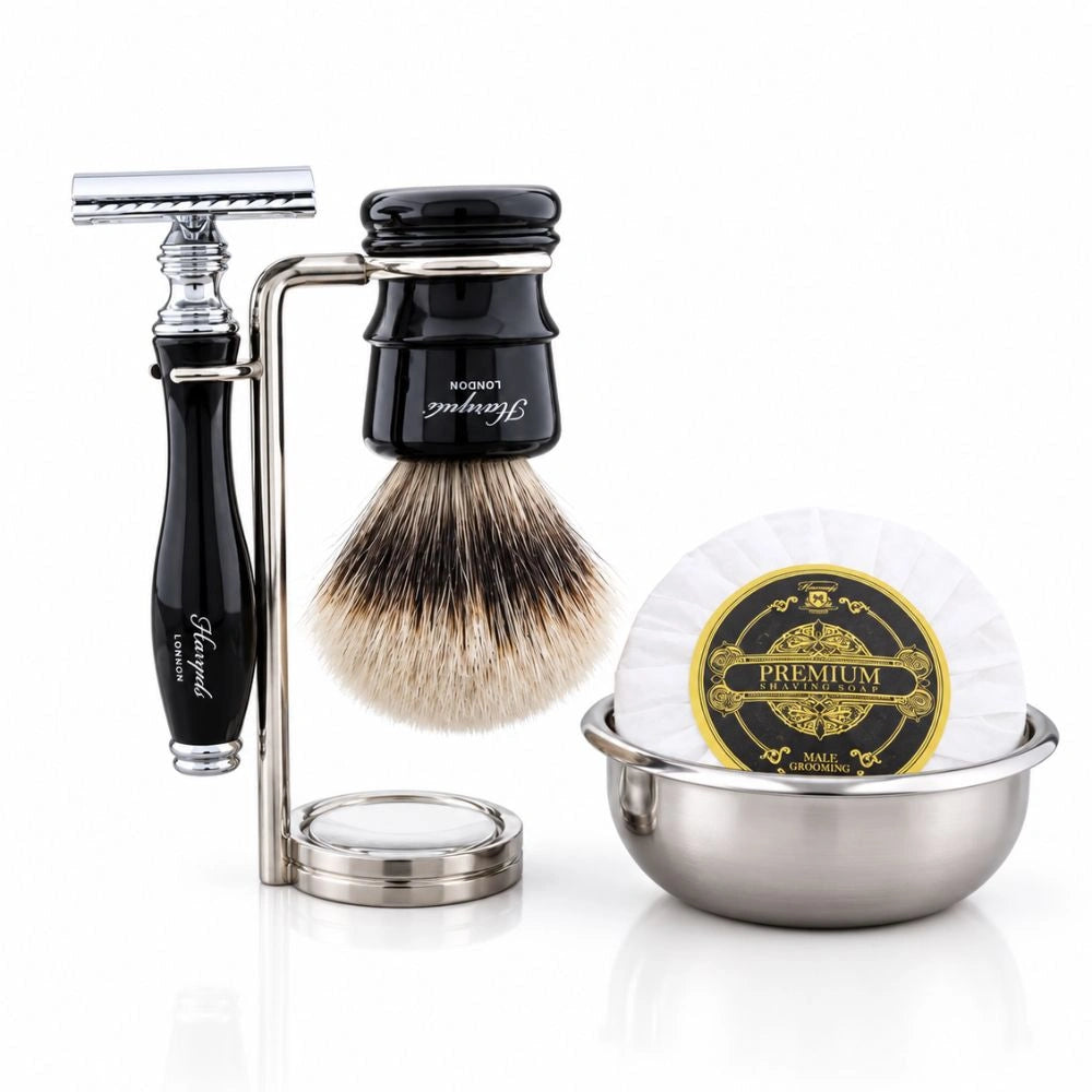 Haryali's Lincoln Range Scheerkwast van Silvertip Dassehaar