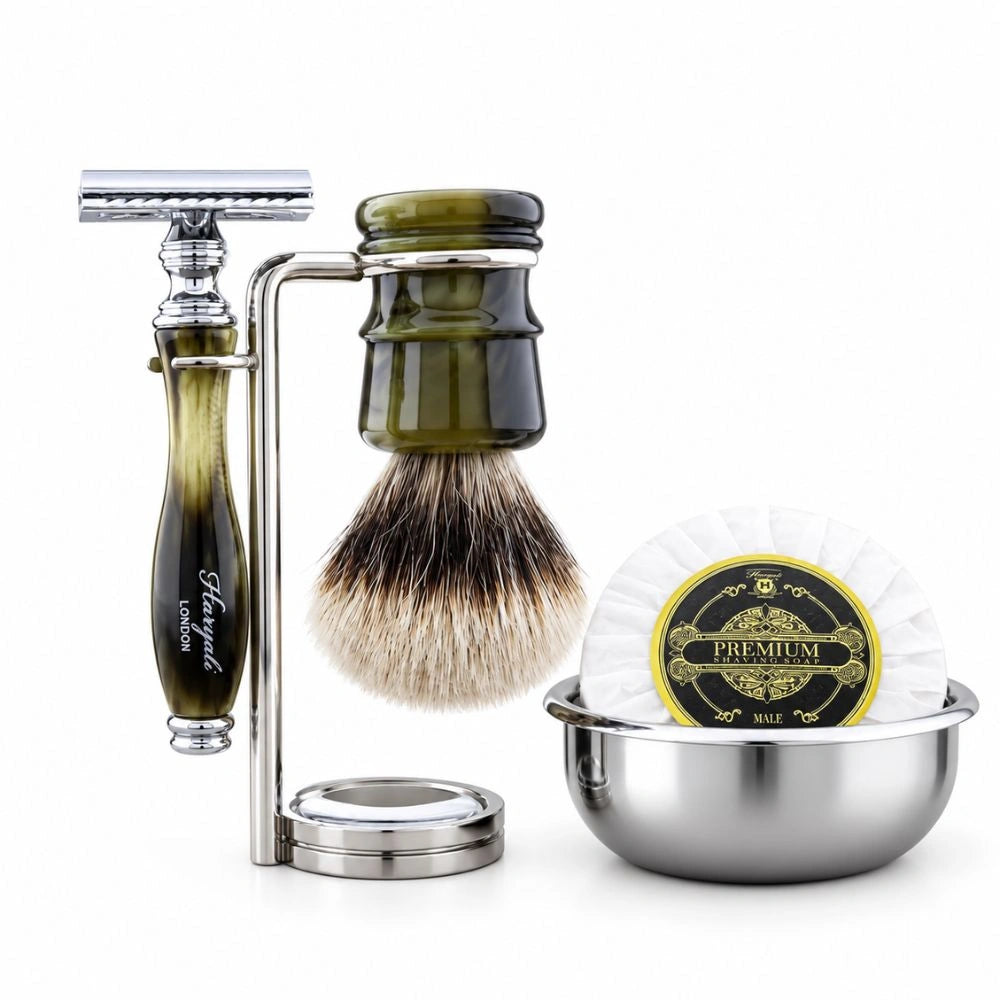 Haryali's Lincoln Range Scheerkwast van Silvertip Dassehaar