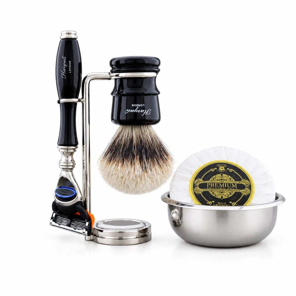 Haryali's Lincoln Range Scheerkwast van Silvertip Dassehaar