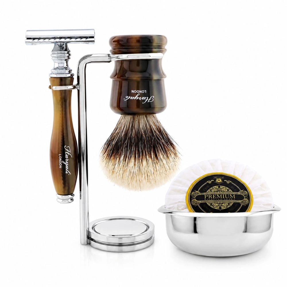 Haryali's Lincoln Range Scheerkwast van Silvertip Dassehaar