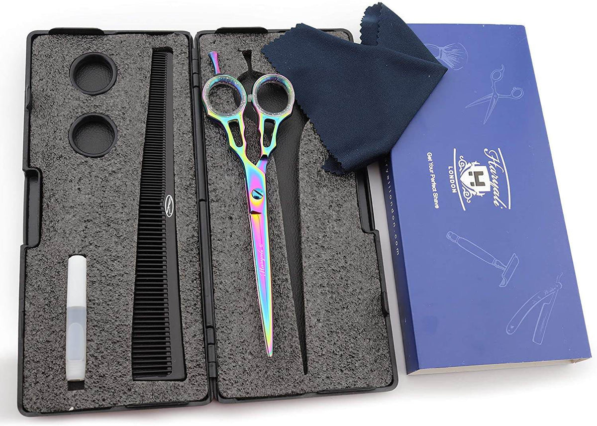 Haryali Multi 6 Inch Hairdressing Barber Scissors Hair Cutting Shears - HARYALI LONDON